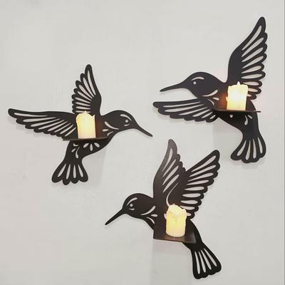 Decorative Wooden Wall Shelves Pack of 3 Laser Cut Modern Art