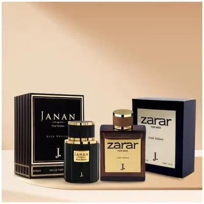 Zarar & Janan Gold Edition Perfume Set for Men 100ml