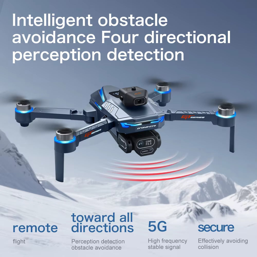 2026 New GT8 Drone GPS 8K Professional HD 360° Dual Cameras 5G WIFI Brushless Motors Obstacle Avoidance Foldable Quadcopter Toys