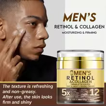 SUYARUN Men's Anti-Aging Face Cream-Firming & Hydrating Moisturizer with SPF 20 | Organic Natural Ingredients for All Skin Type.