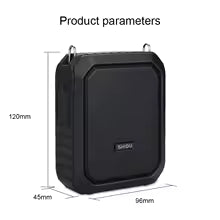 SHIDU 18W Waterproof Portable Bluetooth Wireless Voice Amplifier for Teacher with UHF Microphone Recording AUX Speaker M800