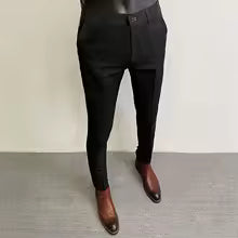 Men Suit Pants 2026 Dress Pantalone Hombre Stretch Slim Formal Trousers Calça Masculina Solid Casual Pants Fashion Men Clothing
