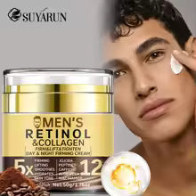 SUYARUN Men's Anti-Aging Face Cream-Firming & Hydrating Moisturizer with SPF 20 | Organic Natural Ingredients for All Skin Type.
